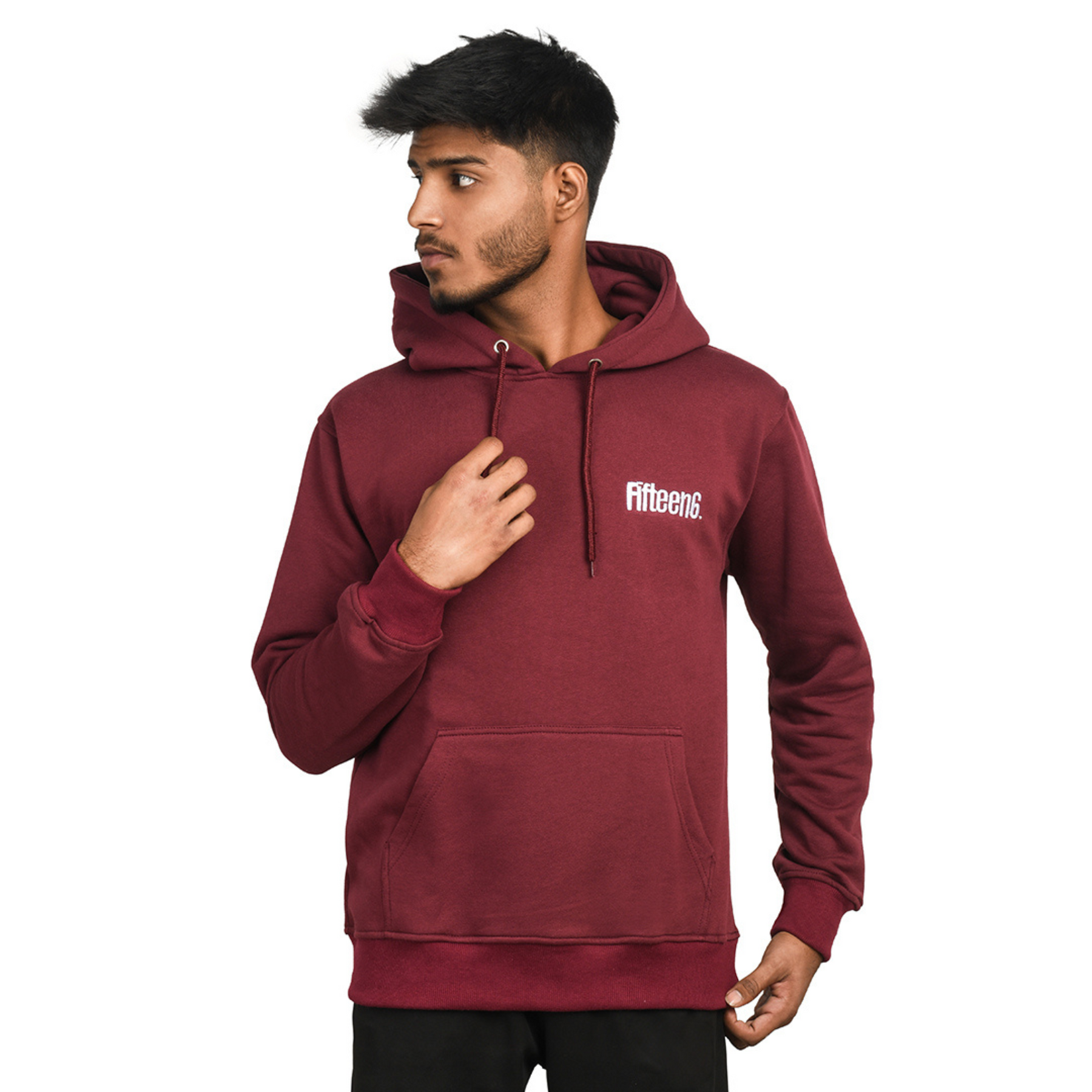 Fifteen6 Maroon Hoodie – Stylish and Comfortable for Gym and Casual Wear